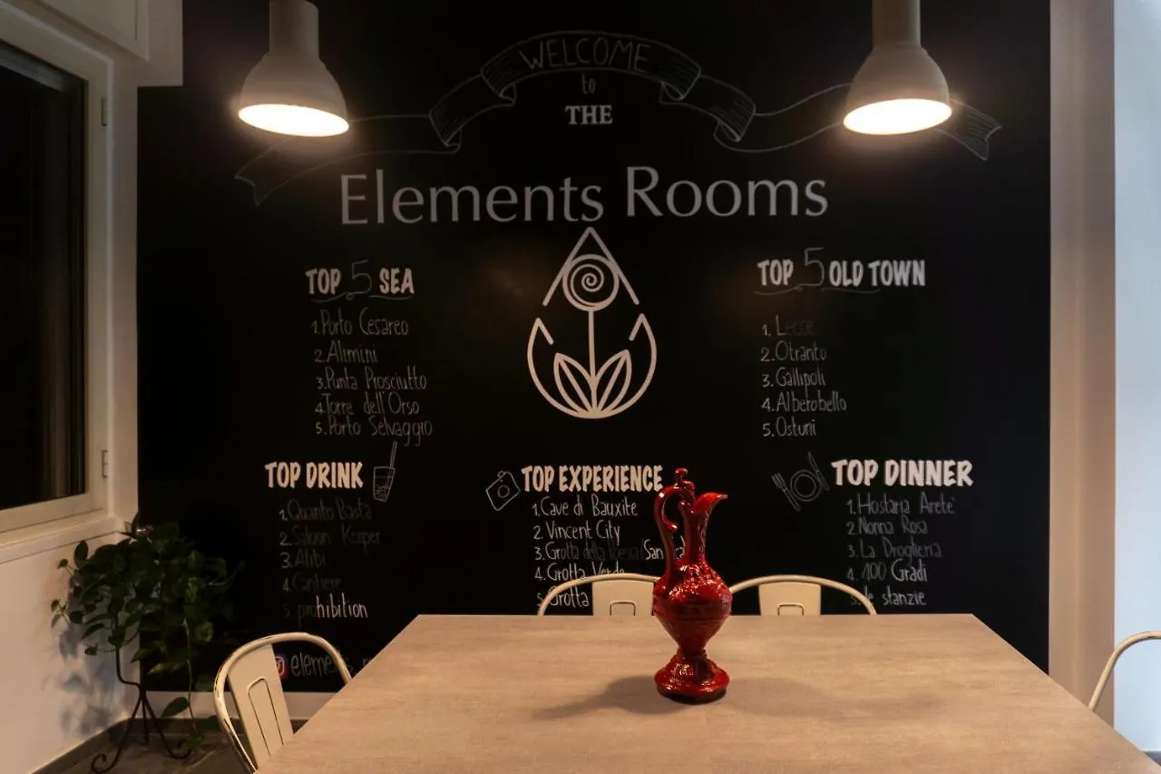 4 Balconi Rooms-Elements B&B Lecce Frühstückspension